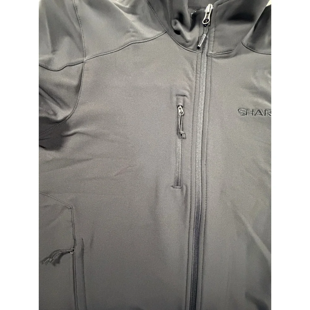 The North Face Mens WindWall SS Stretch Softshell Jacket Black NF0A3LGV M‎ NEW